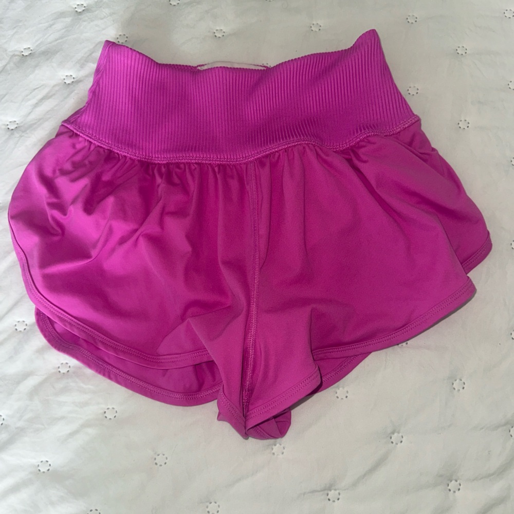Free people movement carpe diem pink shorts size small excellent condition